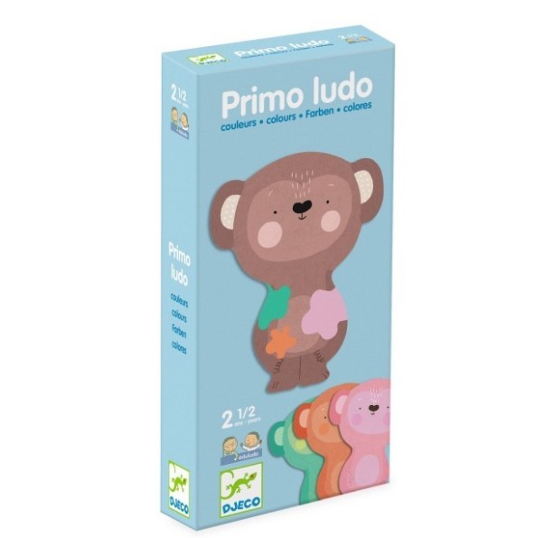 Djeco Domino Spiel, "Primo Ludo", Farben