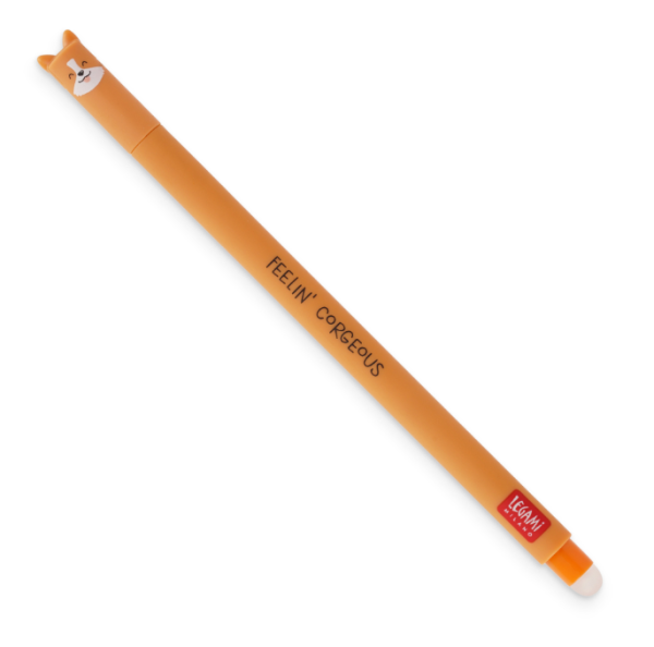 Löschbarer Gelstift - Erasable Pen - "Corgi"
