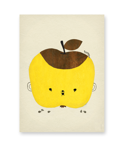 Fine Little Day Poster Apple Papple