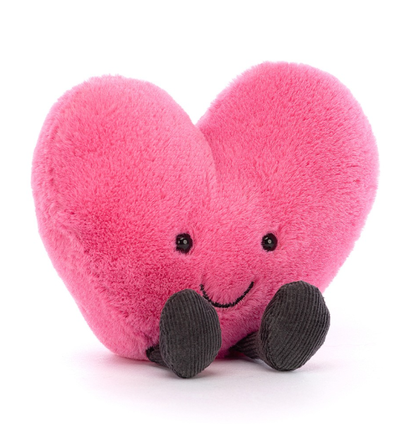 Jellycat Herz Pink, Amuseable Hot Pink Heart