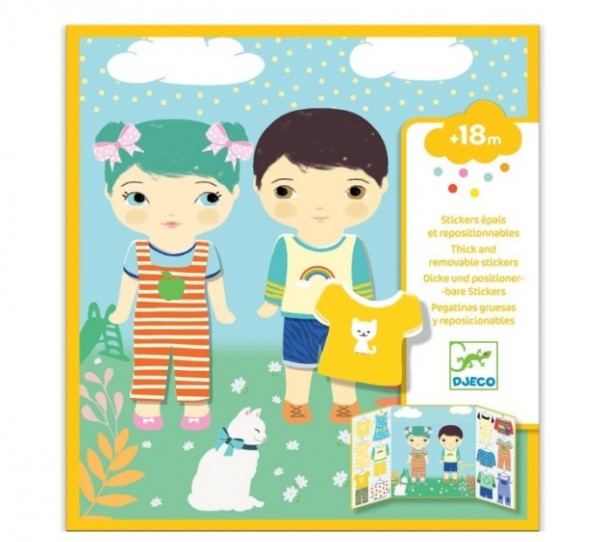 Djeco Stickerbuch "Kleidung"