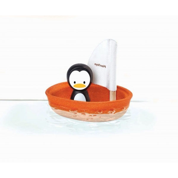 Plan Toys Segelboot Pinguin