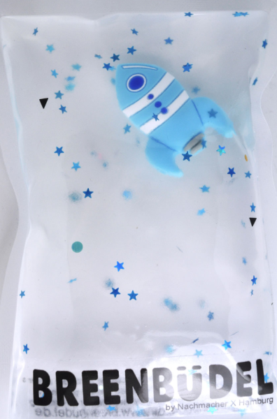 Breenbüdel Kühlkissen ,mit Rakete Figur (Blau)