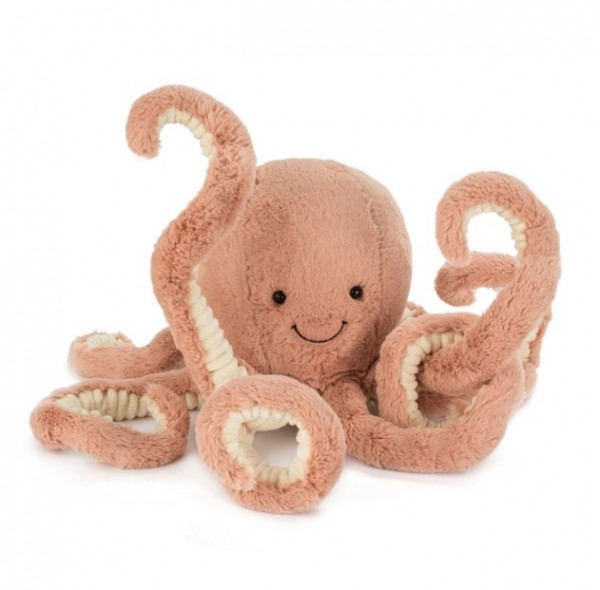 Jellycat Odell Octopus, Medium, Rosa