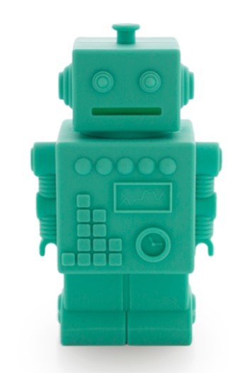 Mr Robot Spardose, aqua