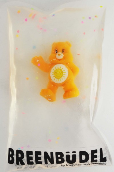 Breenbüdel Kühlkissen mit Glücksbär Orange (Sonne) Figur