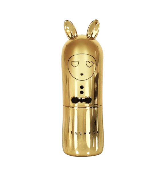 Bunny Lip-Balm Vegan, "Metall Gold", Cheescake
