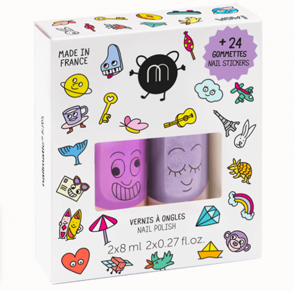 Nailmatic Kinder-Nagellack Set & Sticker - WOW!